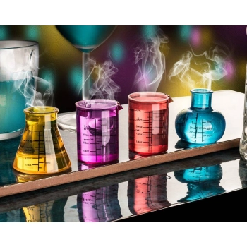 Kieliszki laboratoryjne kielony 4 szt. – probówki chemiczne