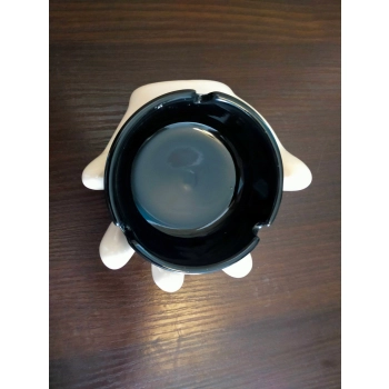 Popielniczka popielnica ręka do papierosów CZARNA