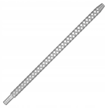Wąż silikonowy fine brązowy z końcówkami 143cm