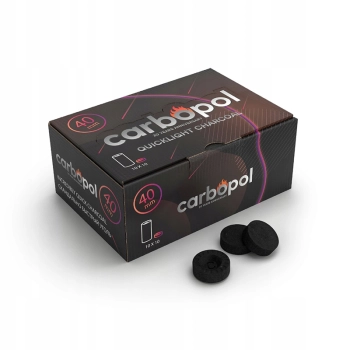 Węgielki samorozpalające trybularzowe Carbopol 40mm 100szt