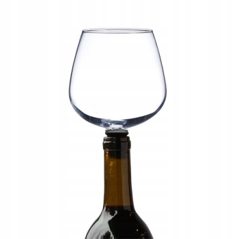 Wkręcany kieliszek konesera wina do butelki prezent