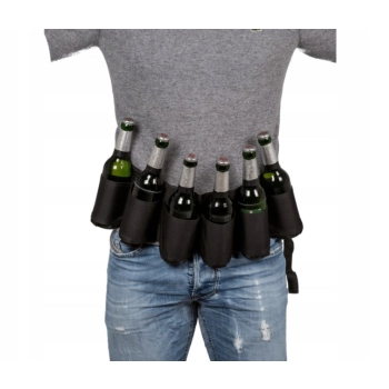 Pas piwny z otwieraczem na 6 piw to zabawny i praktyczny gadżet na imprezę, idealny prezent na 18 dla każdego piwosza.