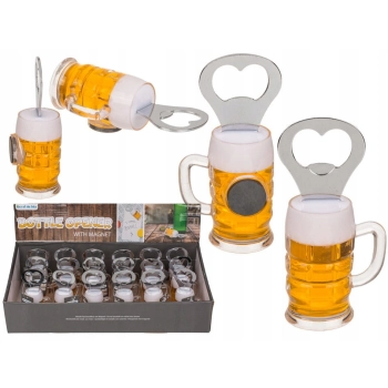 otwieracz kufel z magnesem do butelek na lodówkę piwo dla piwosza