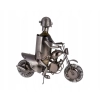 stojak metalowy na wino motor motocyklista