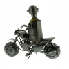 stojak metalowy na wino motor motocyklista