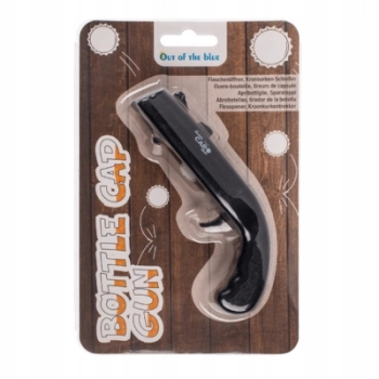 Otwieracz do butelek pistolet strzelający kapslami