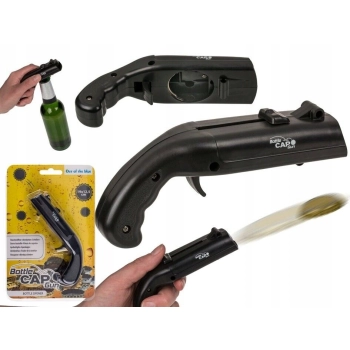 Otwieracz do butelek pistolet strzelający kapslami