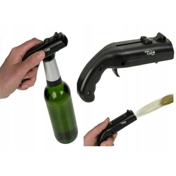 Otwieracz do butelek pistolet strzelający kapslami
