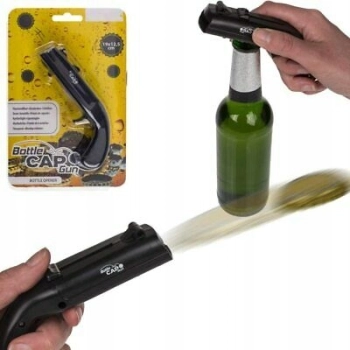 Otwieracz do butelek pistolet strzelający kapslami